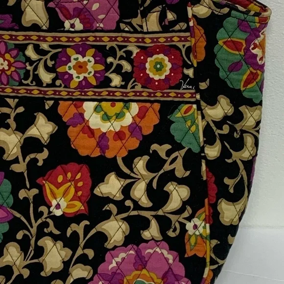 Vera Bradley | Suzani Lined Double Handle Tote Market Shoulder Bag Purse - Picture 4 of 12